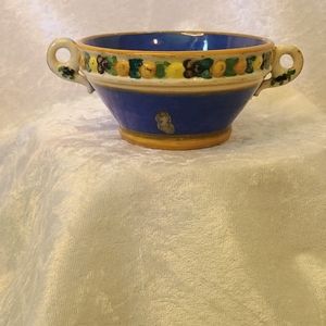 Vintage Hand Made Ceramic Bowl /Vase Made in Italy